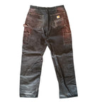 Vintage Carhartt Double Knee Bleach Black