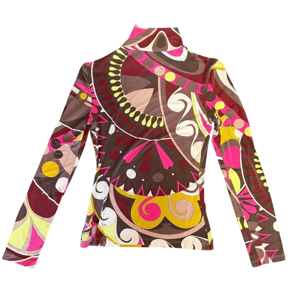 Emilio Pucci Printed Turtleneck