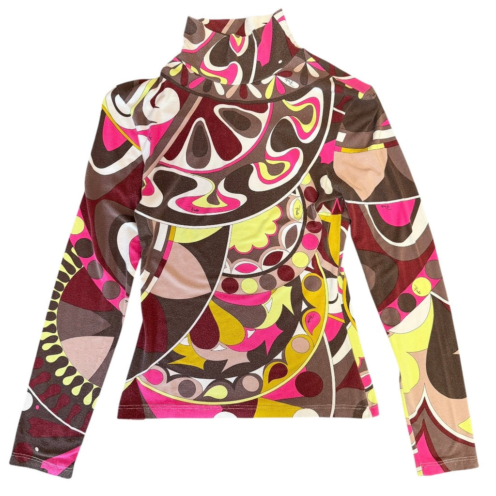 Emilio Pucci Printed Turtleneck