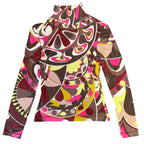 Emilio Pucci Printed Turtleneck
