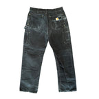Vintage Carhartt Double Knee Repaired Black