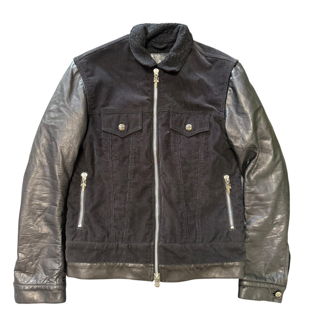 Chrome Hearts Leather Corduroy Jacket