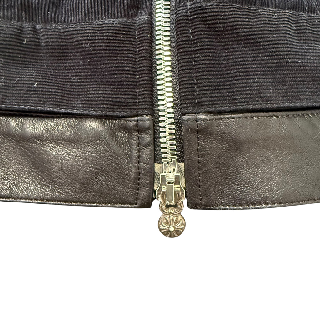 Chrome Hearts Leather Corduroy Jacket