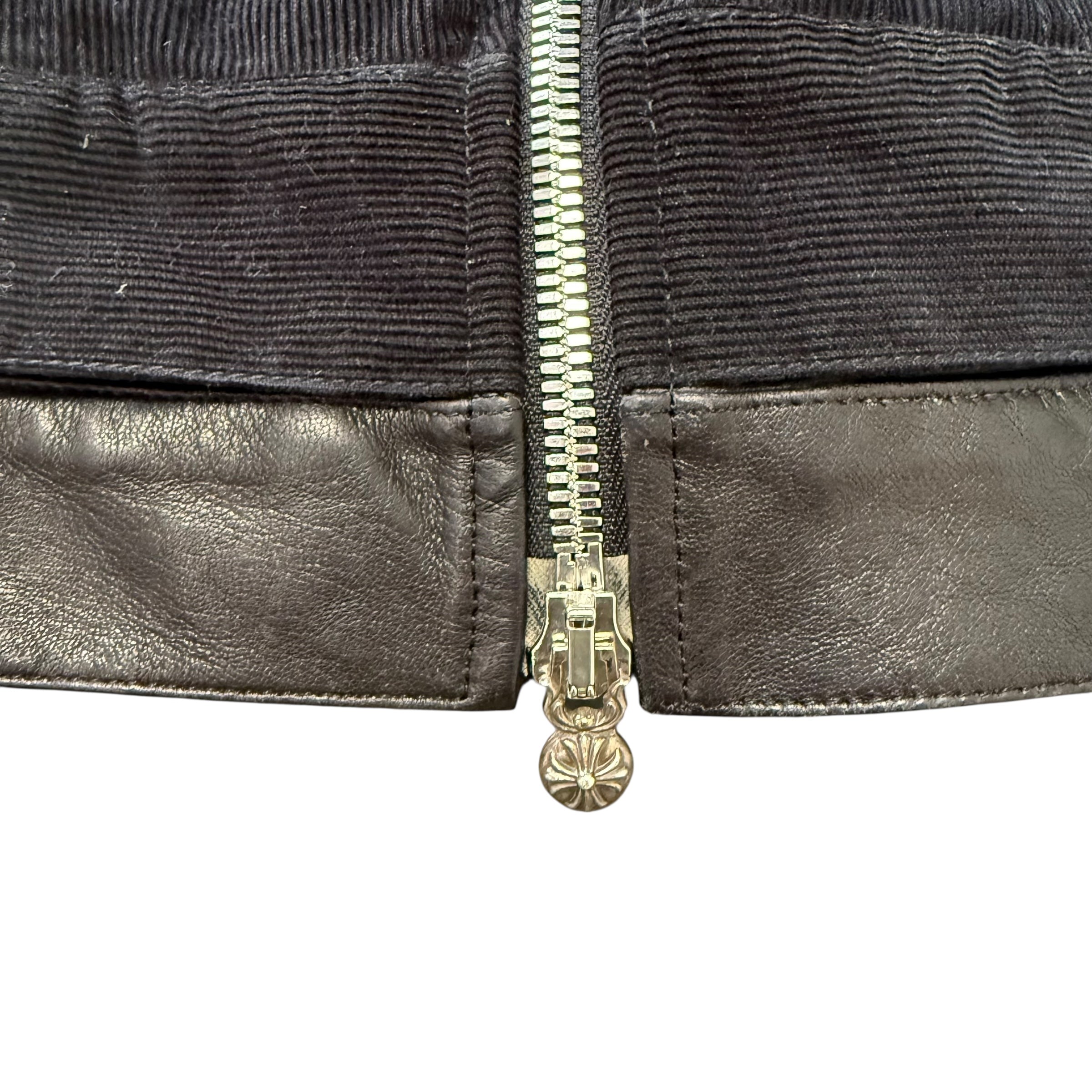Chrome Hearts Leather Corduroy Jacket