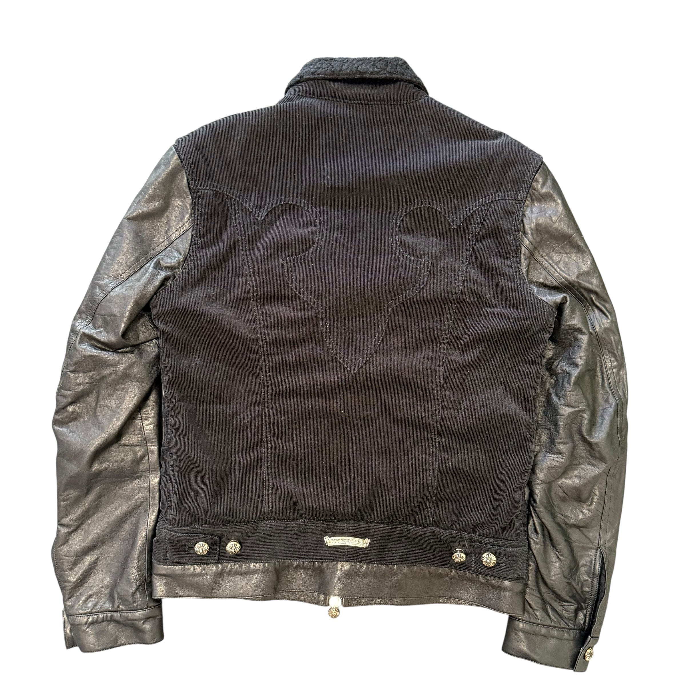 Chrome Hearts Leather Corduroy Jacket