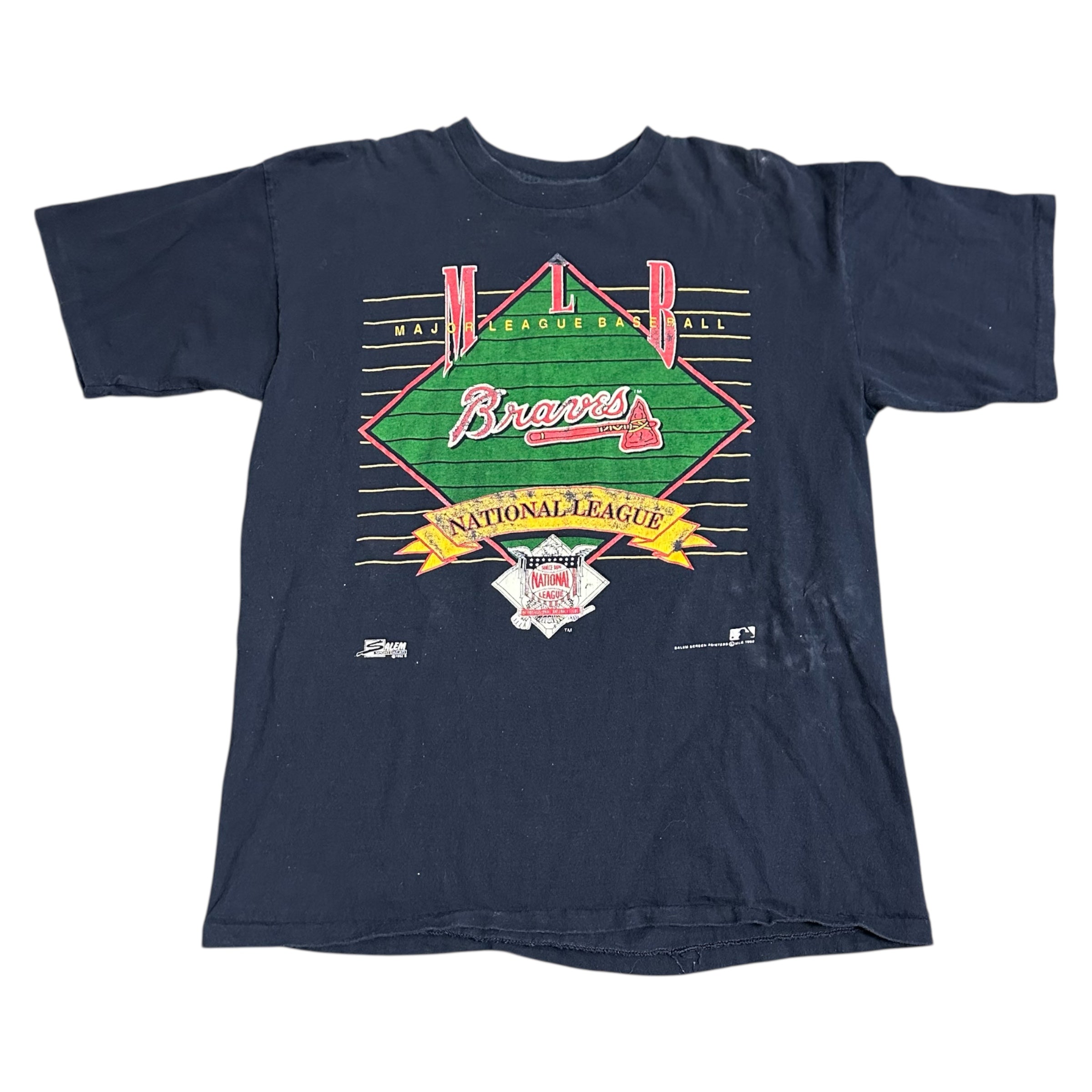 '92 Braves National League Navy Tee