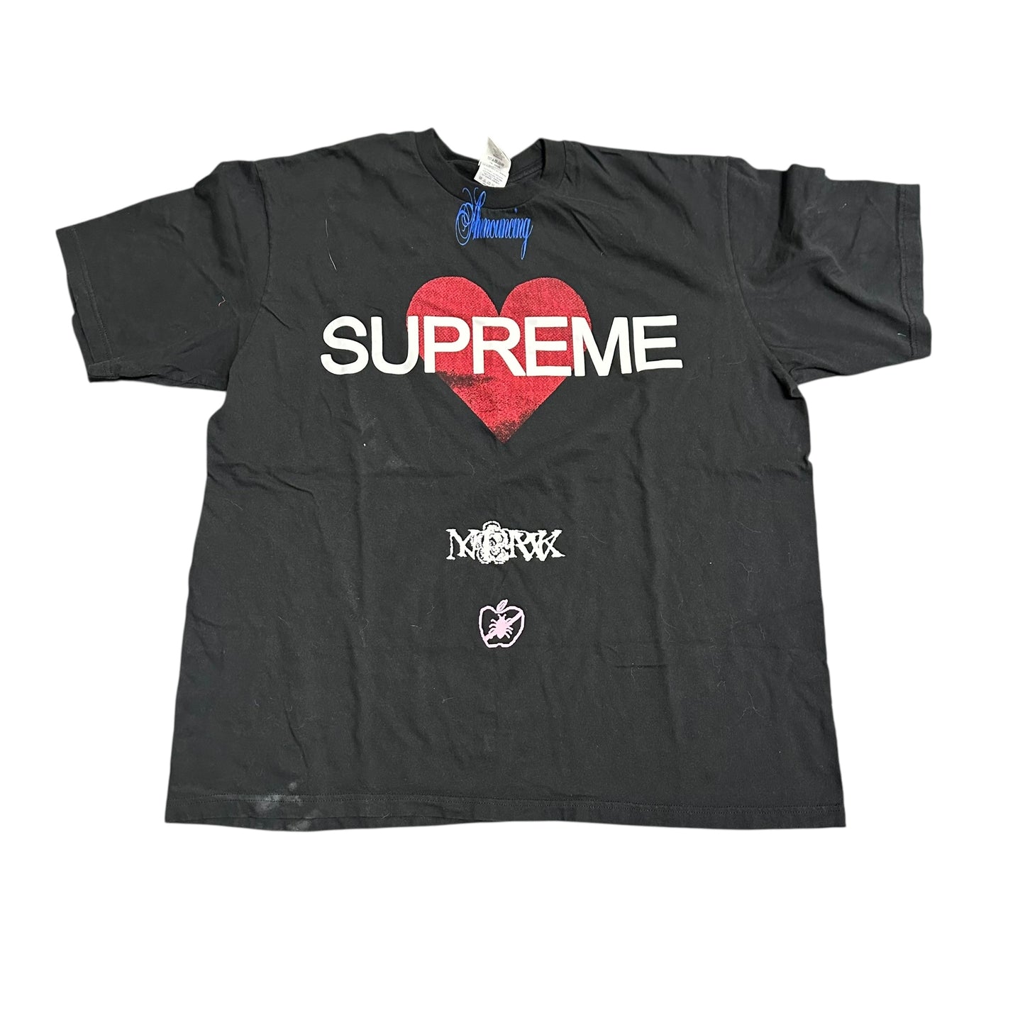 Supreme Announcing Black Tee