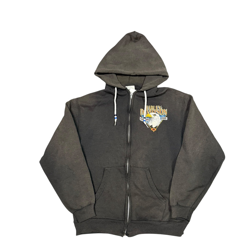 Vintage Harley Pikes Peak Zip Hoodie