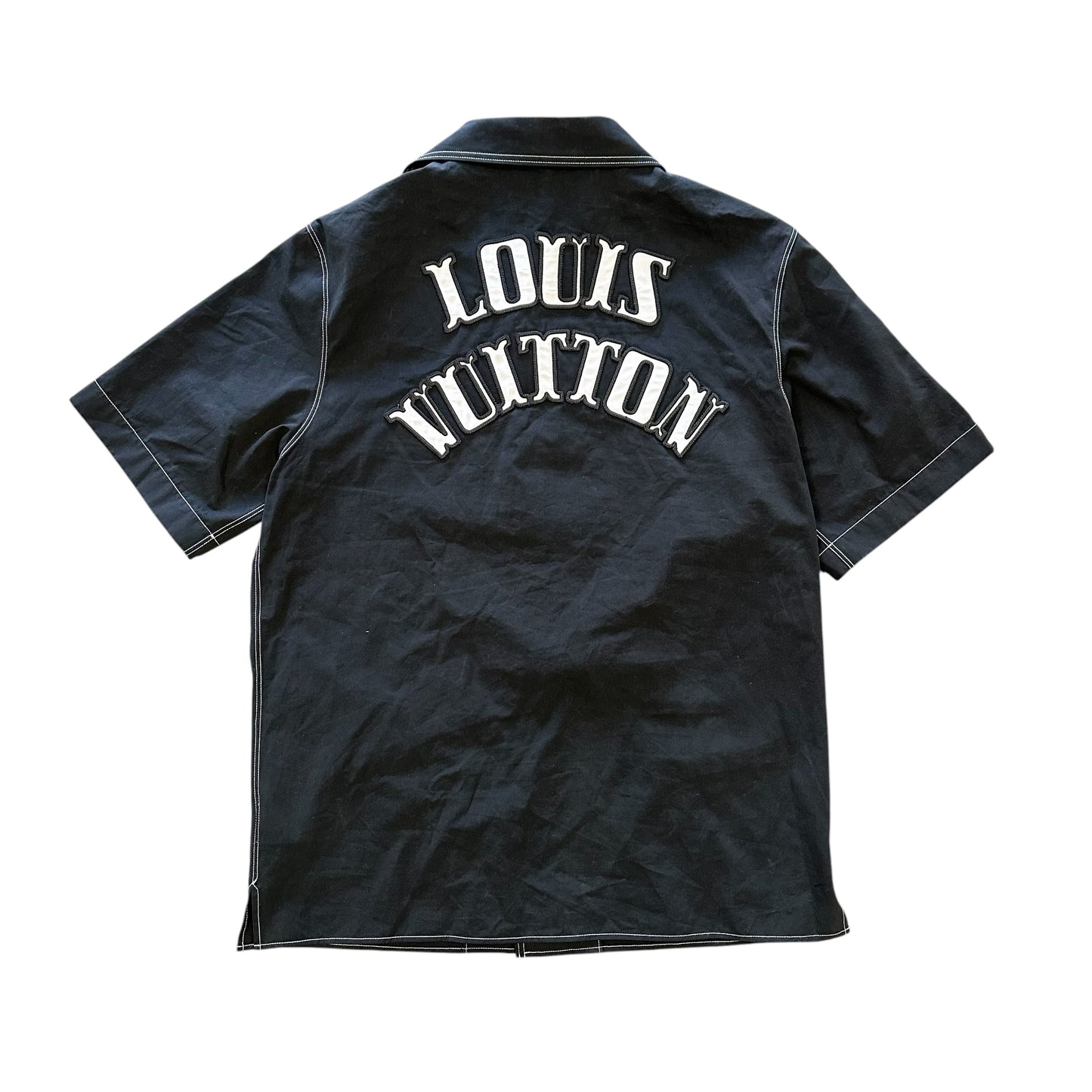 Louis Vuitton Dice Embroidered Button Up