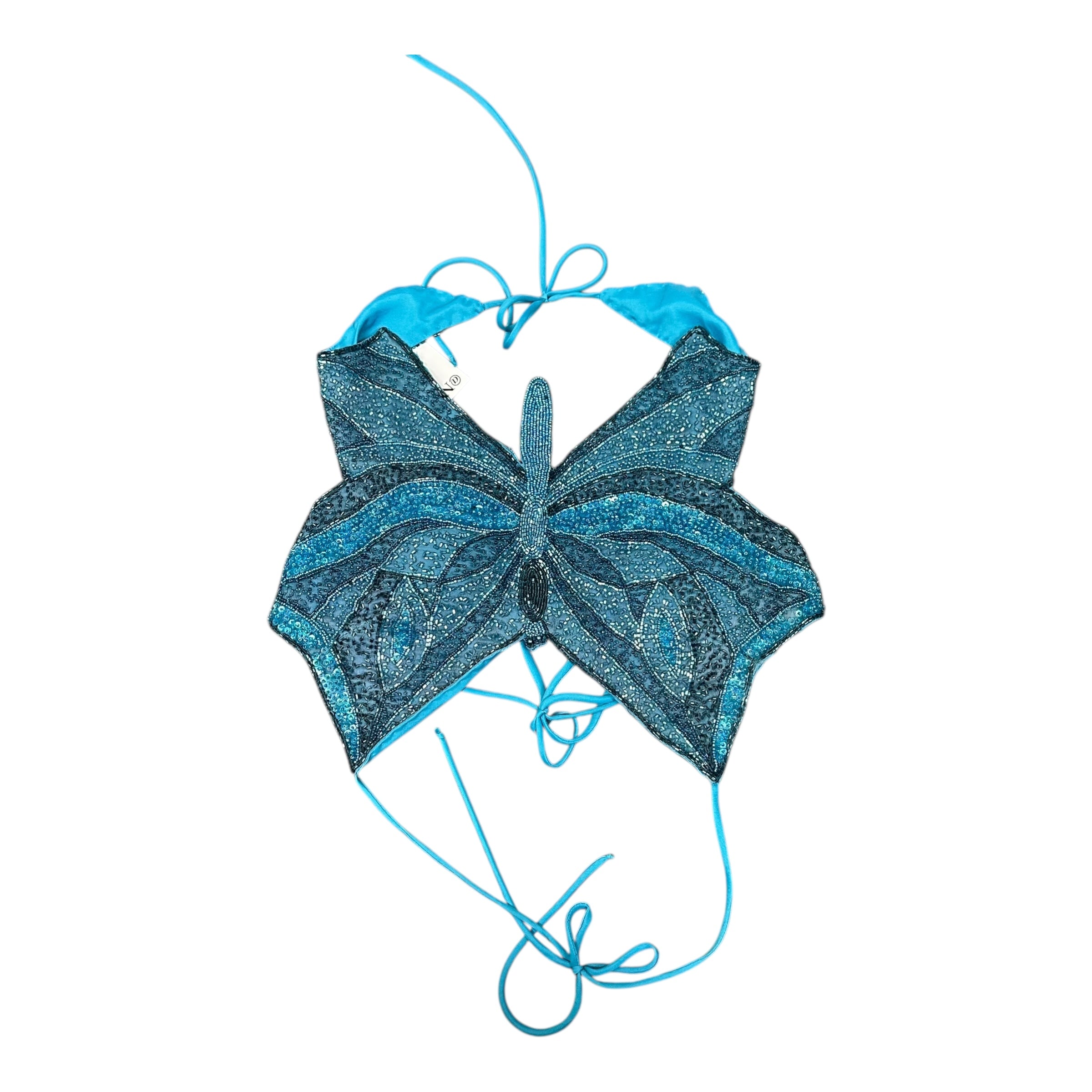 Rue 21 Beaded Butterfly Top