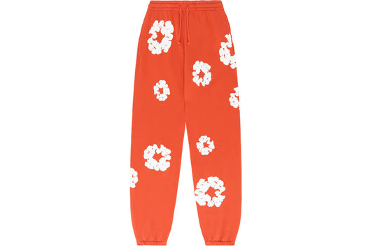 DENIM TEARS COTTON WREATH SWEATPANTS ORANGE (2QY497)