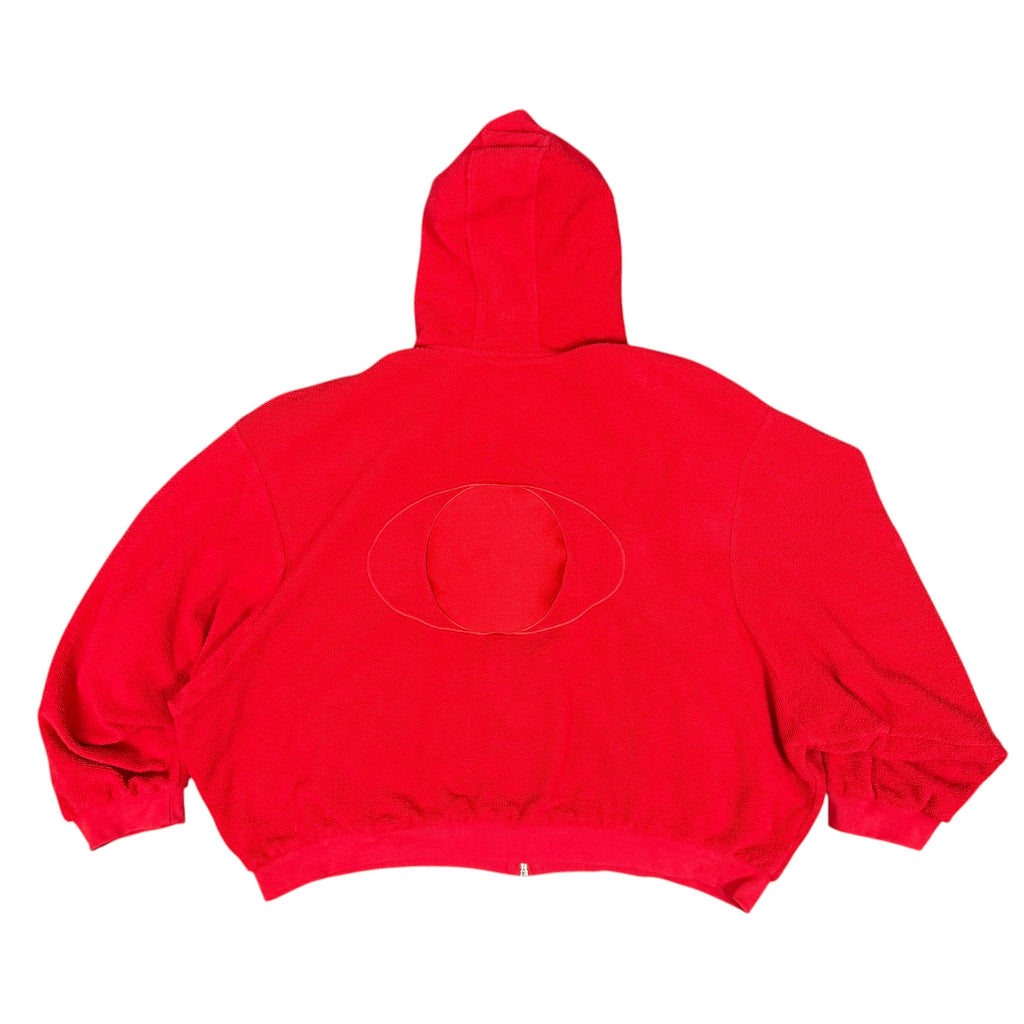 NEW Liem Red Fleece Zip Hoodie