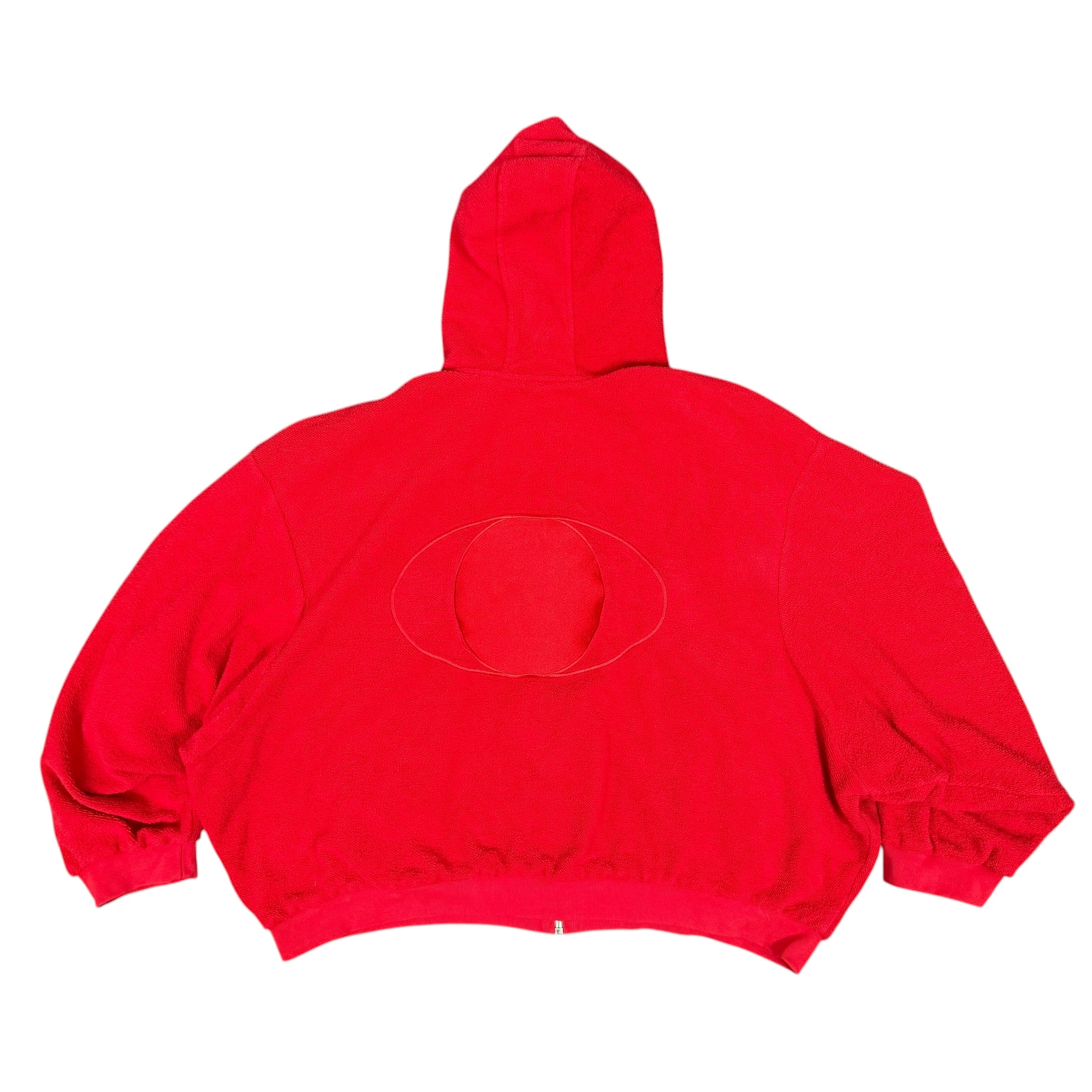 NEW Liem Red Fleece Zip Hoodie