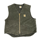 Vintage Carhartt Green/Black Vest