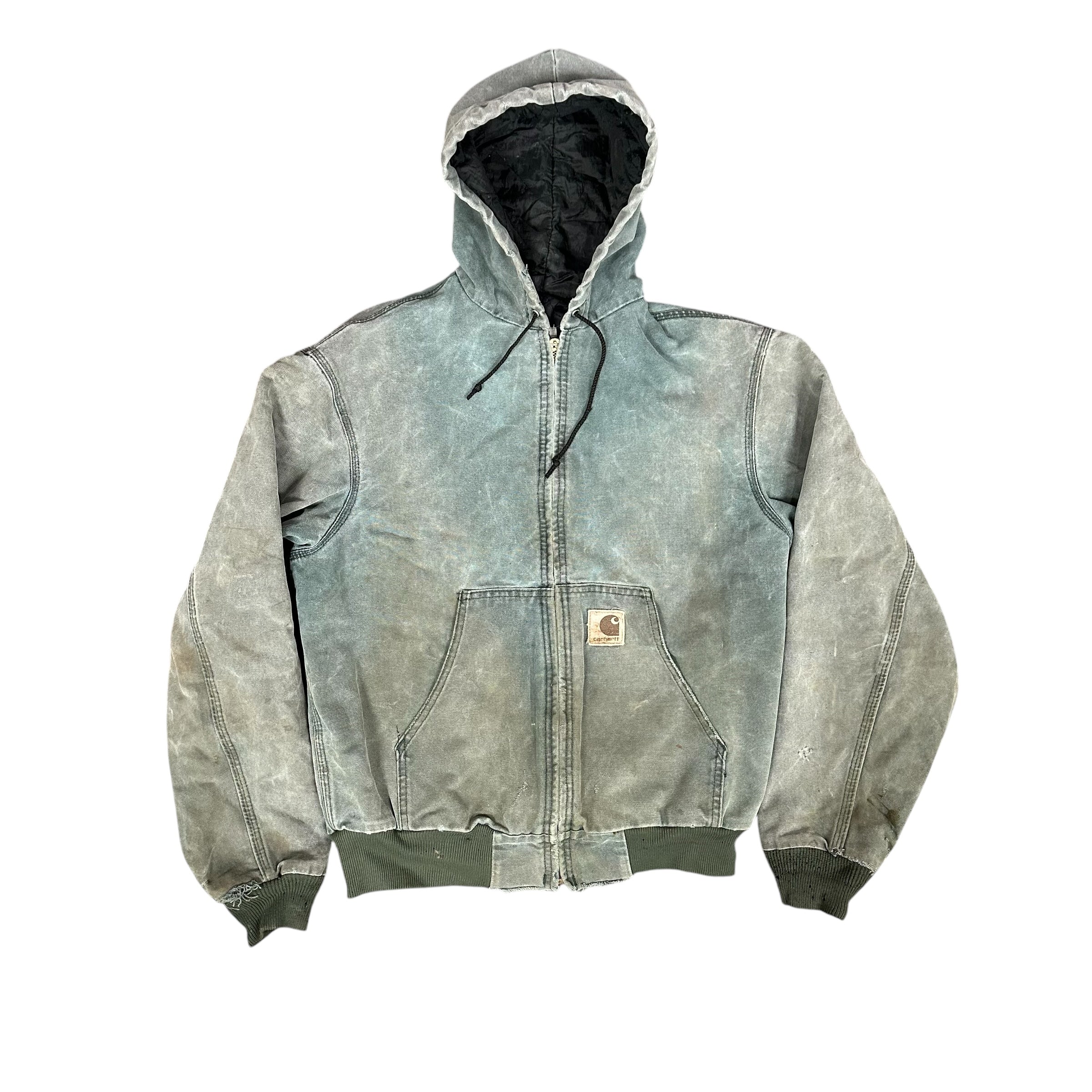 Vintage Carhartt Green Hooded Jacket