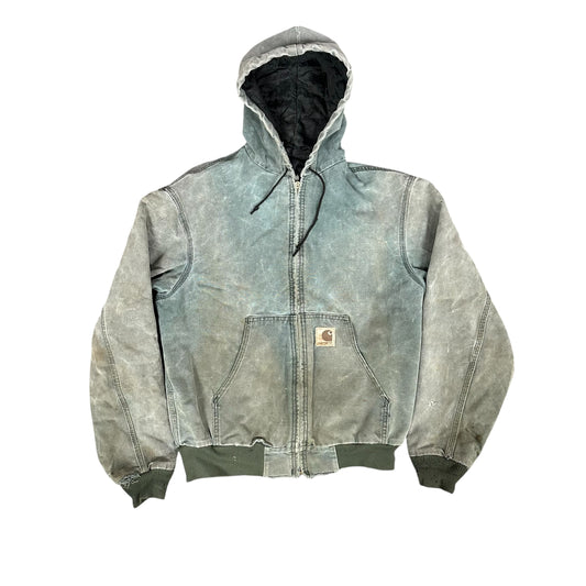 Vintage Carhartt Green Hooded Jacket