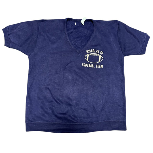 ‘80s Navy Football V-Crewneck