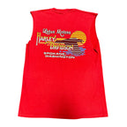 ‘92 Harley Davidson Red Cut Off Tee