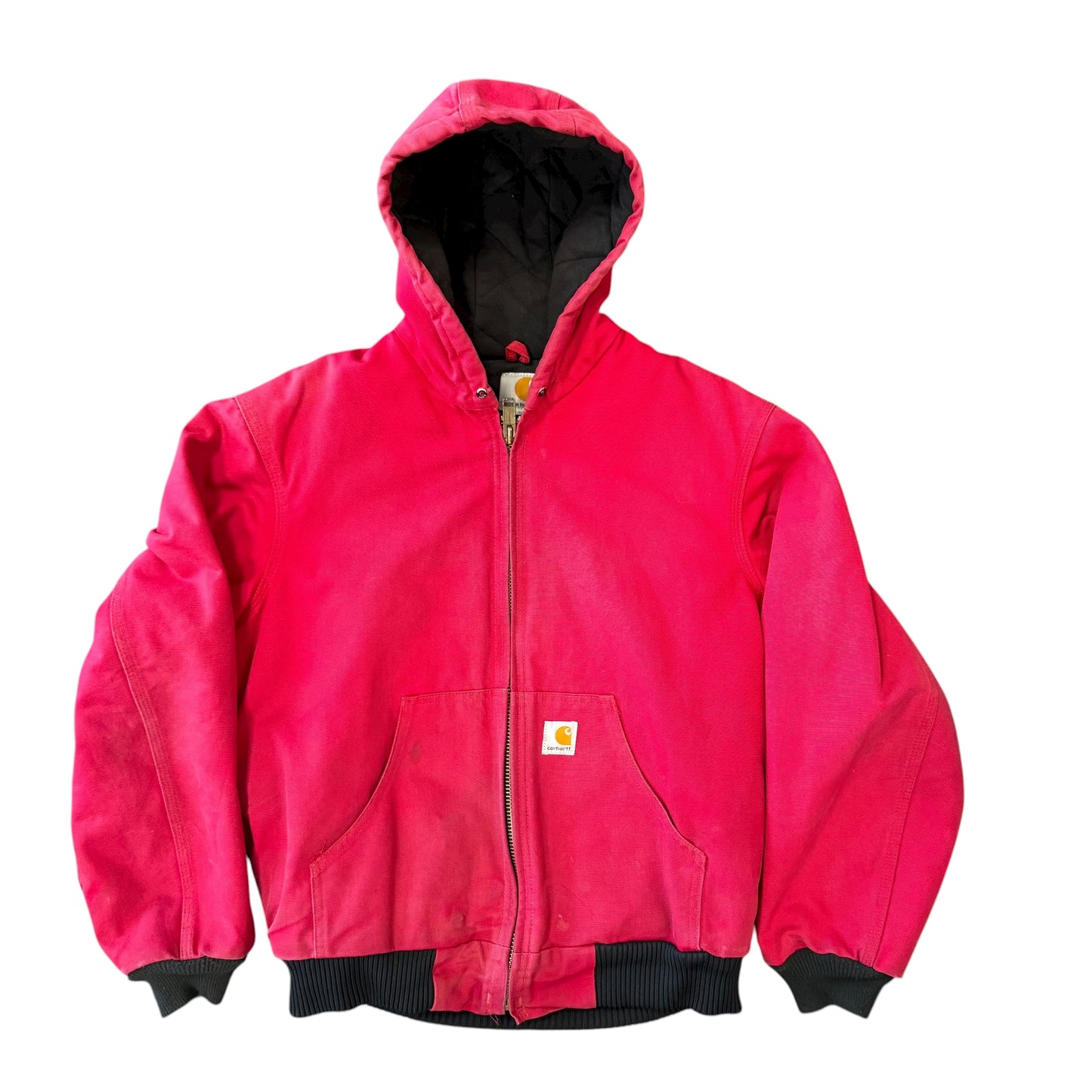 Vintage Red Carhartt Hooded Jacket