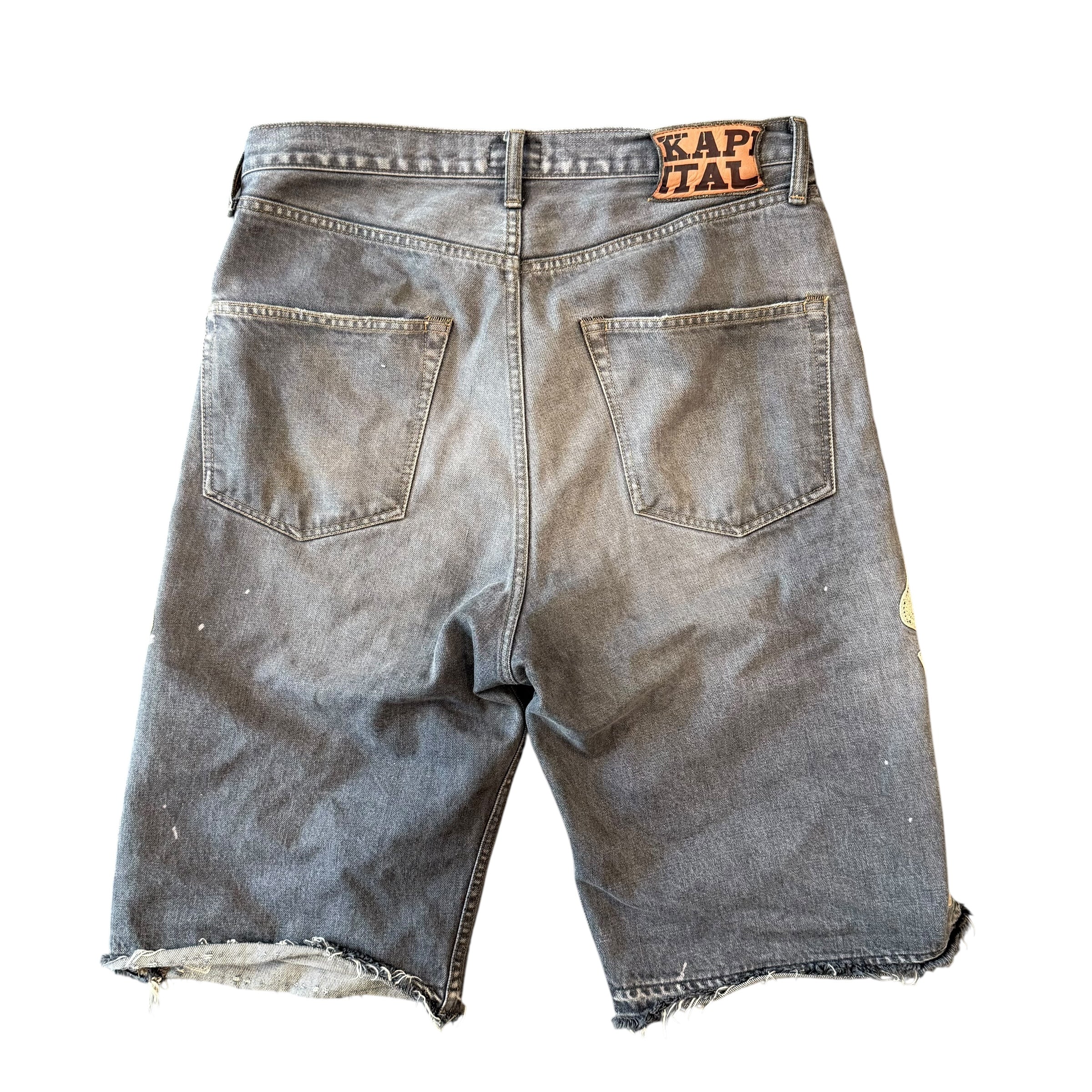 Kapital Grey Bone Shorts