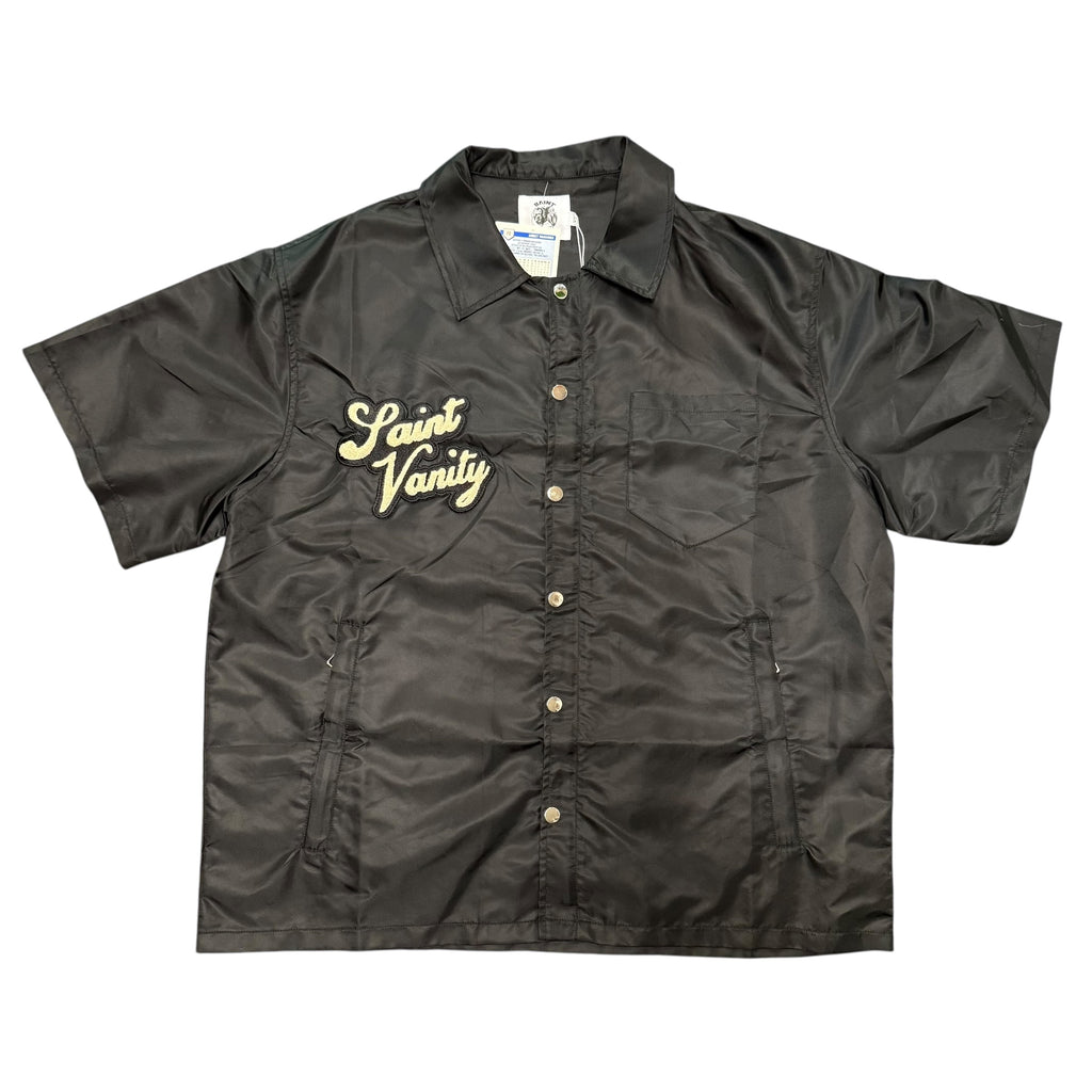 Saint Vanity Black Nylon Top