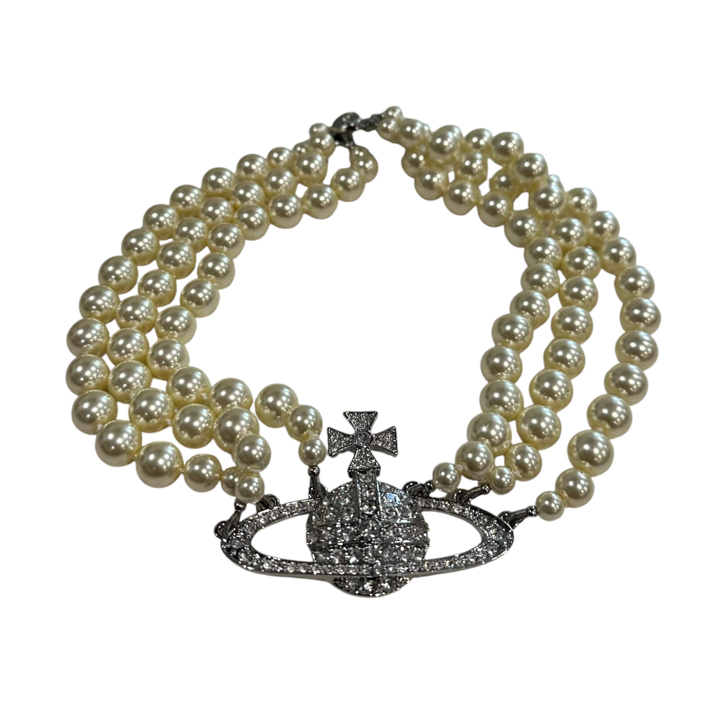 Vivienne Westwood Triple Pearl Necklace