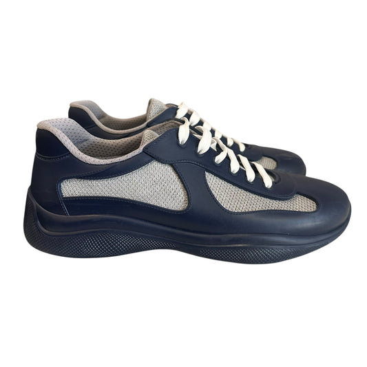 Prada Americas Cup Navy Rubber Sneakers