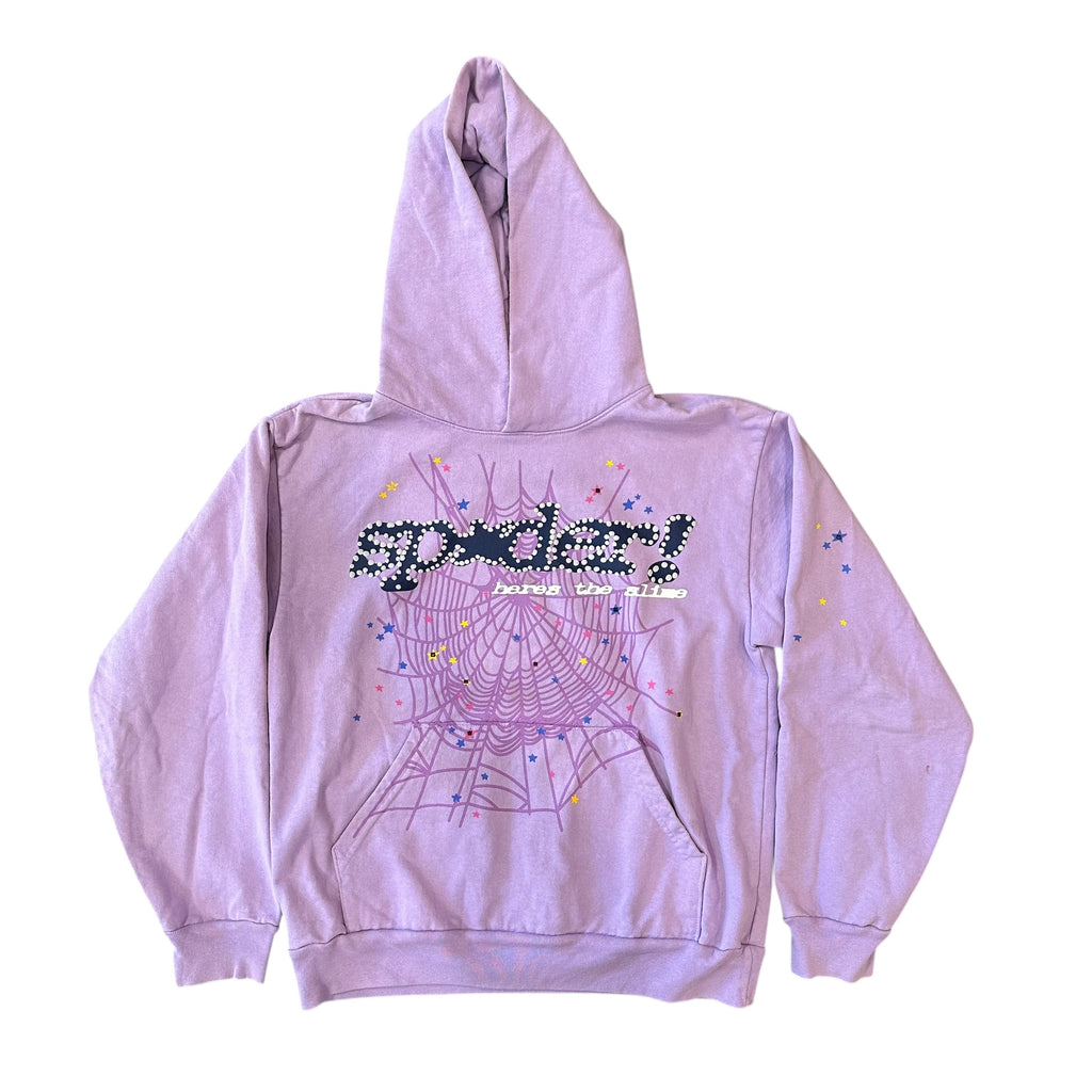 Sp5der Lavender Hoodie