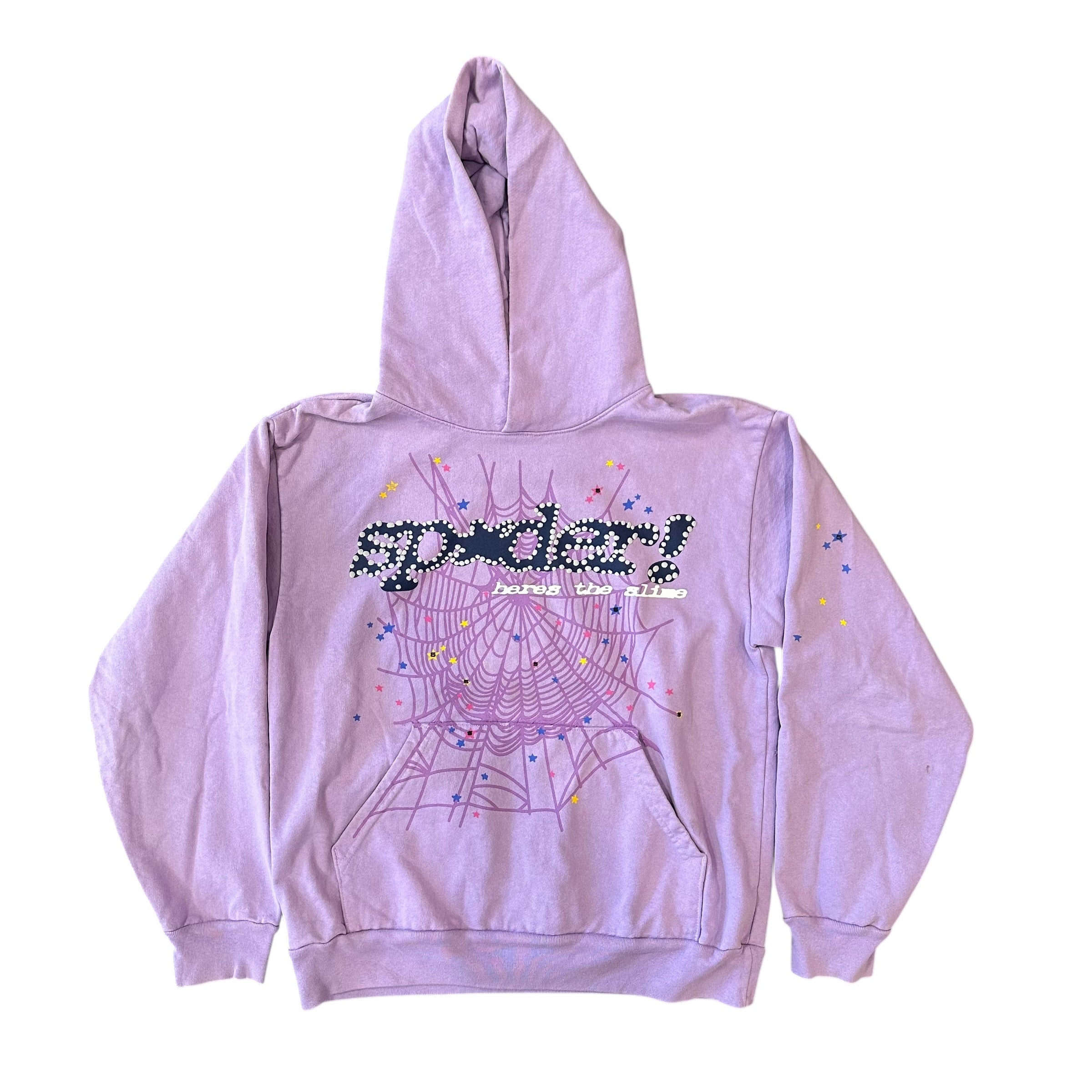 Sp5der Lavender Hoodie