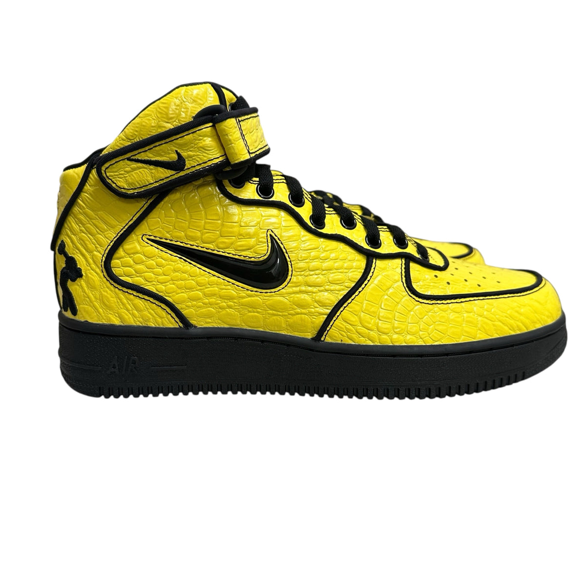 NEW Concrete Boys x Nike Air Force 1 Mid 'Opti Yellow Black'