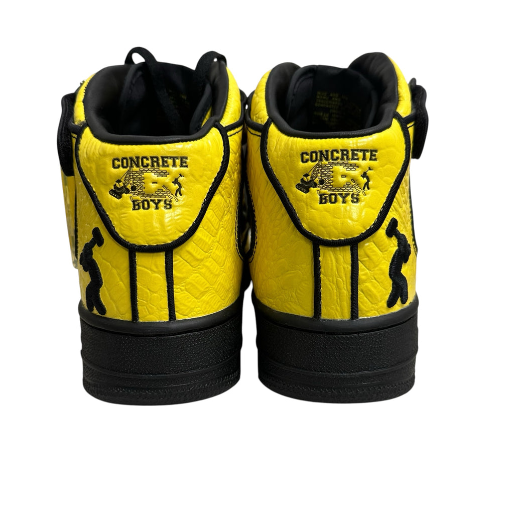 NEW Concrete Boys x Nike Air Force 1 Mid 'Opti Yellow Black'