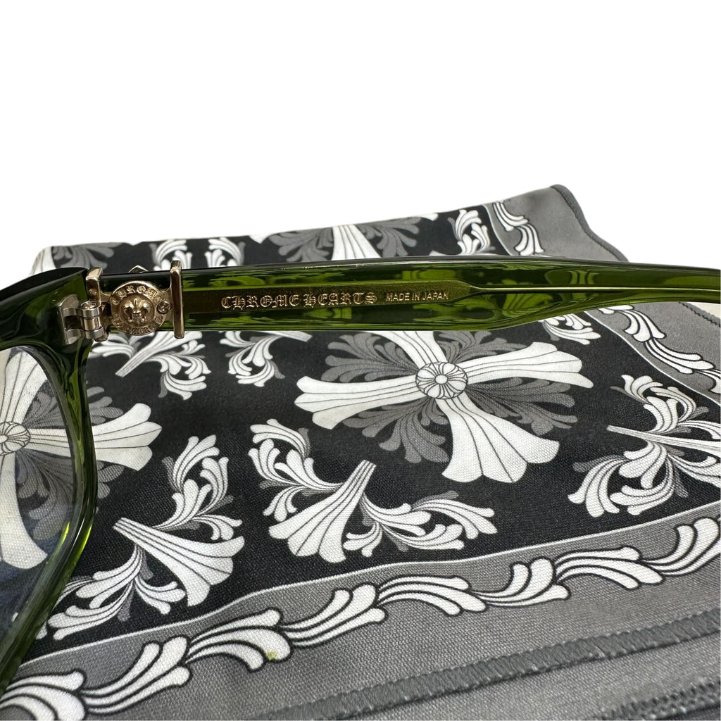 Chrome Hearts olive/green acetate  frames