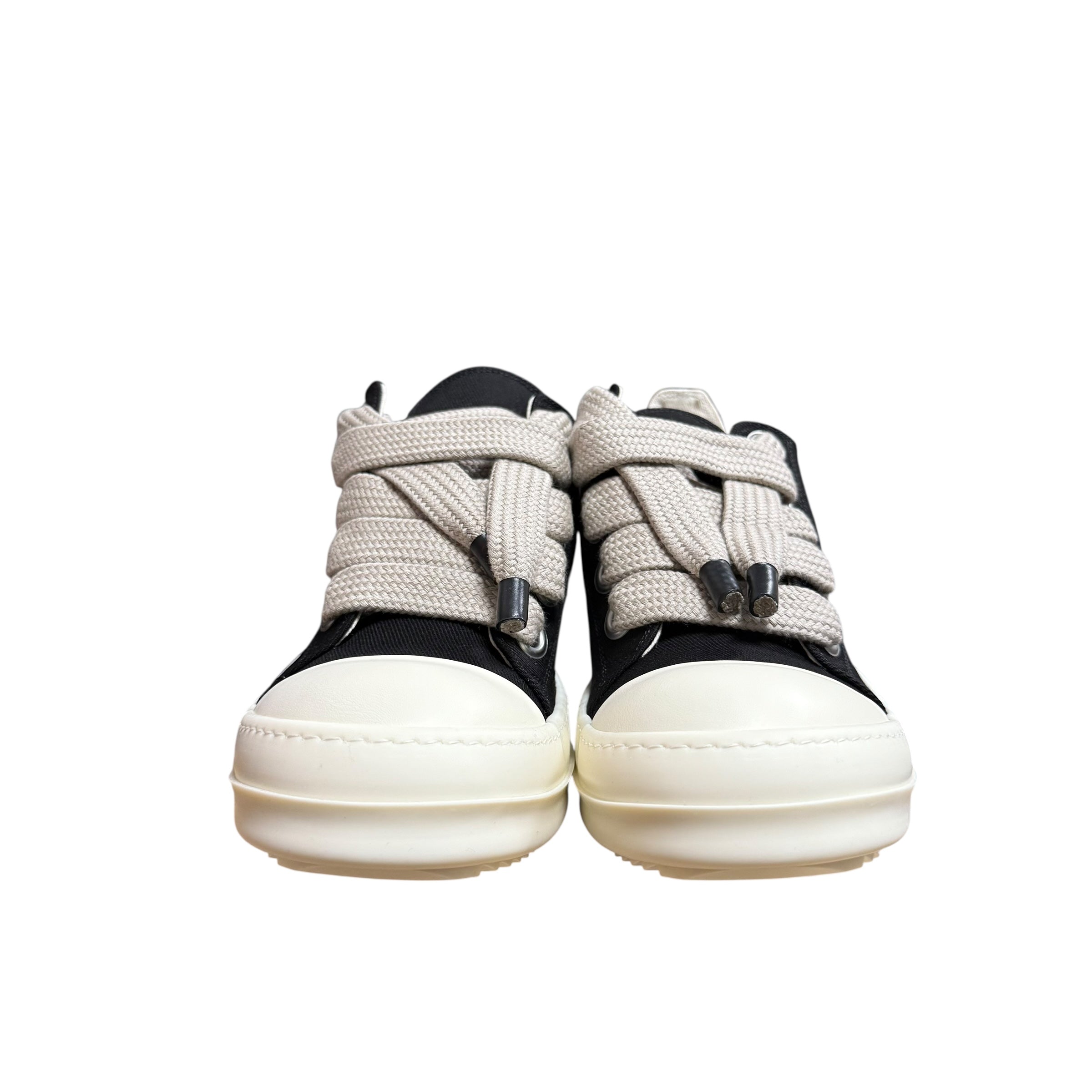 NEW Rick Owens Ramone Low Jumbo Lace Black