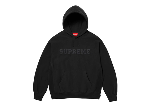 Supreme Collegiate Hoodie Black